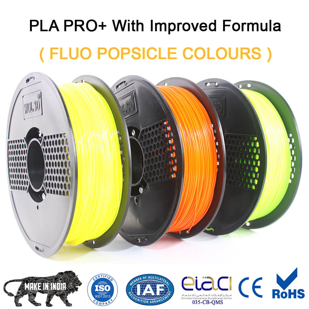 fluorescent 3d filaments