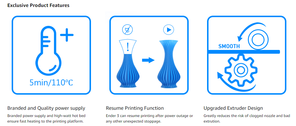 Creality 3d features