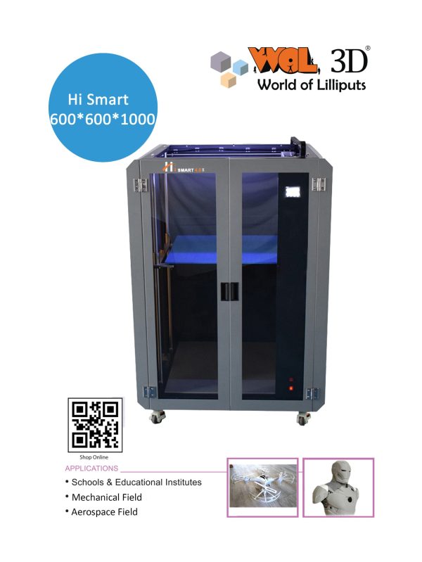 Hi Smart 550*600*1000 Industrial grade 3D Printer With Resume Print - Image 2