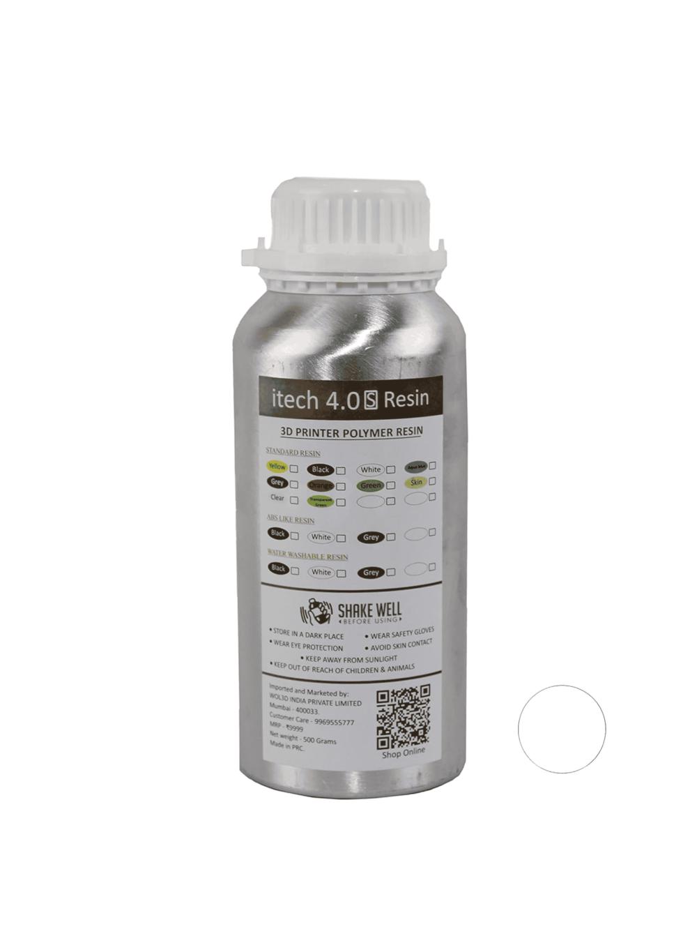 Itech LCD ABS Like Resin White (500ml)