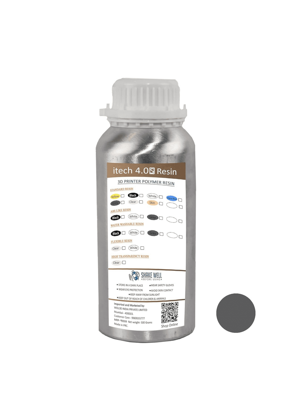 Itech LCD Standard Resin Grey 500ml