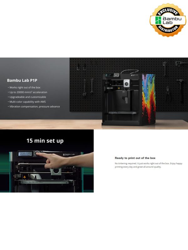 Bambu Lab P1P 3D Printer - Image 6