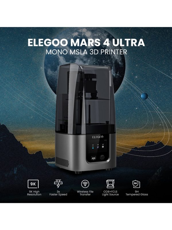 ELEGOO Mars 4 Ultra 9K Resin 3D Printer - Image 4