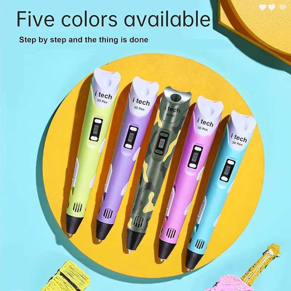 ITECH 3D PEN WITH 12 IN 1 FILAMENT PACK - Image 8