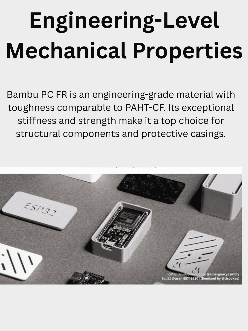 Bambu Lab PC FR 1.75mm 3D Printer Filament - Image 4