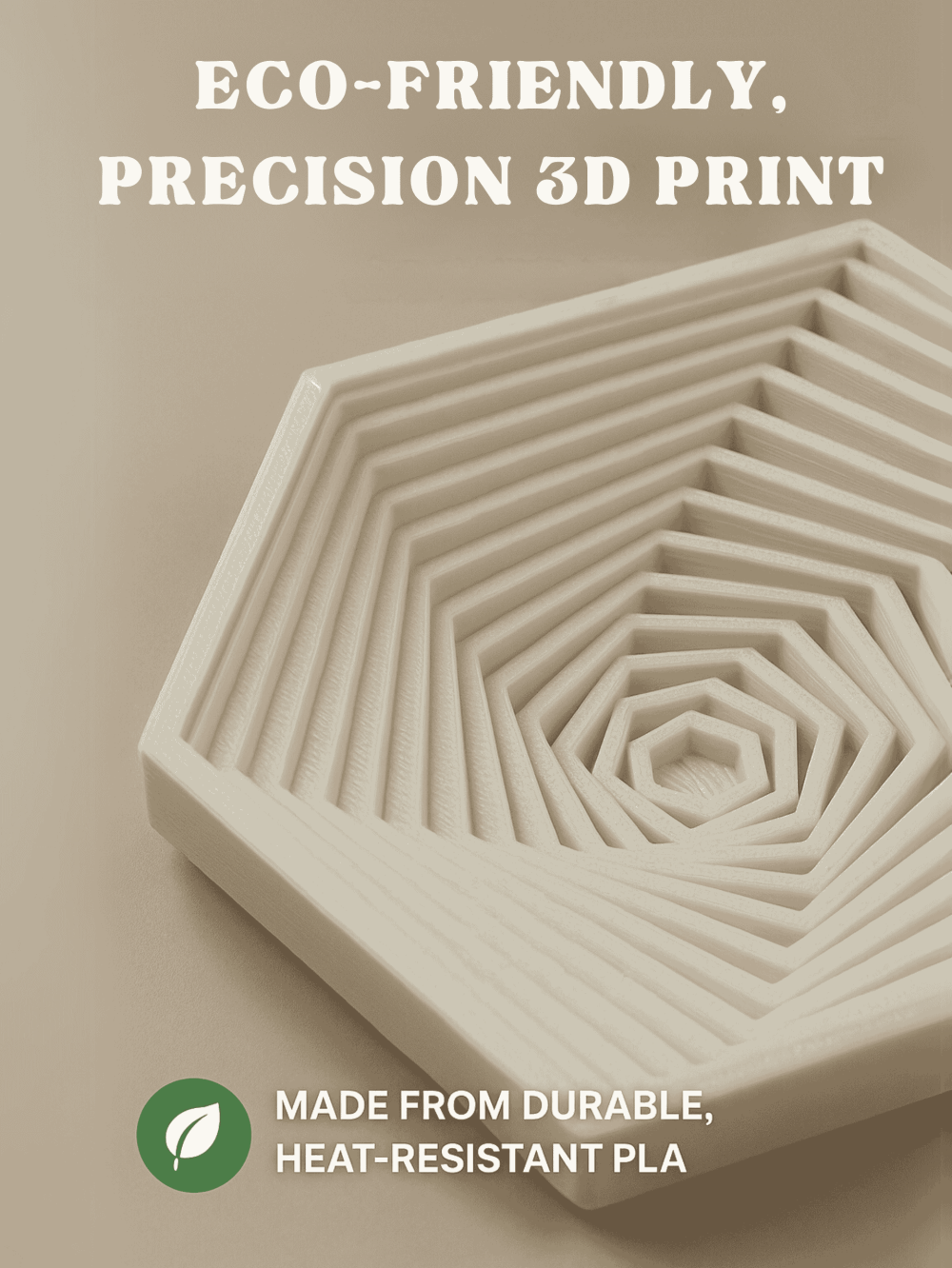 Artisan 3D-Printed Tea Coaster - Image 4