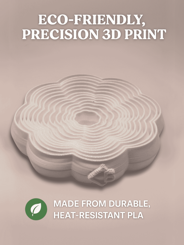 Artisan 3D-Printed Tea Coaster - Image 5