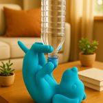3d Printed dog shaped bottle holder